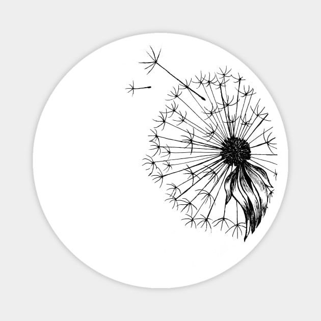 Dandelion Magnet by Akbaly